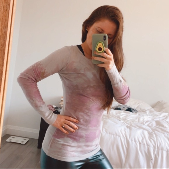 Distressed Roxy Long Sleeve Tee - Picture 1 of 11